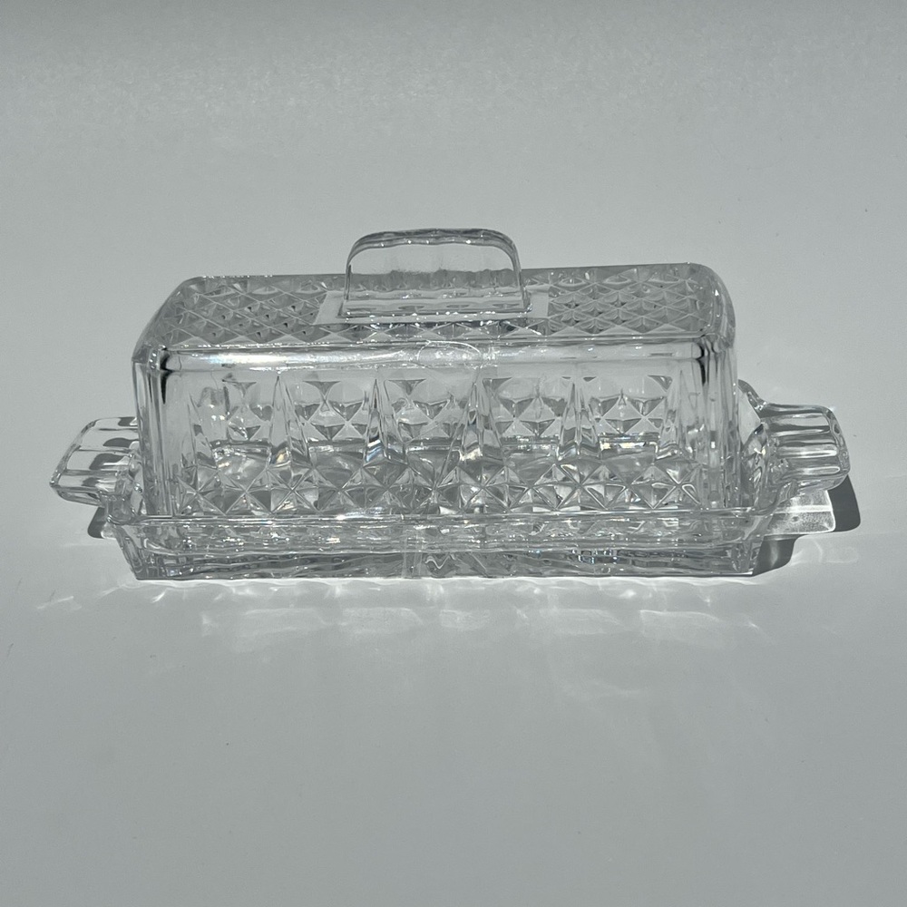 Cristal D’Arques Beautiful butter dish- It's like butta